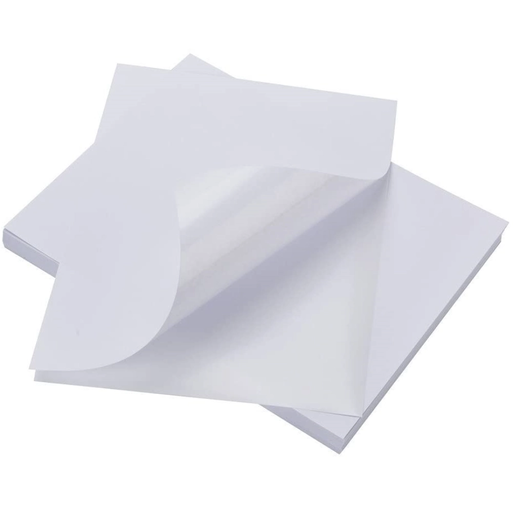 Plaksticker voor een bovenlaag op het label