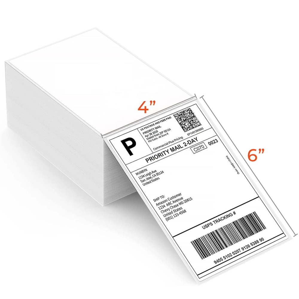 Thermische overdrachtslabels 2x3