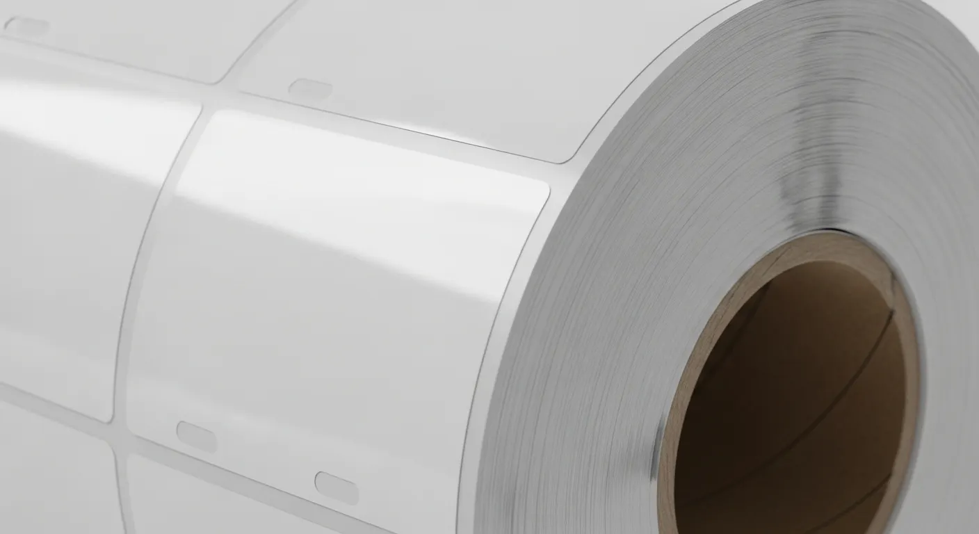 Topgelaagd thermisch labelpapier