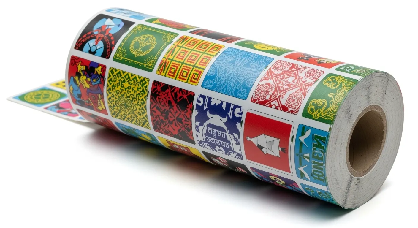 kleurgedrukt thermisch papier