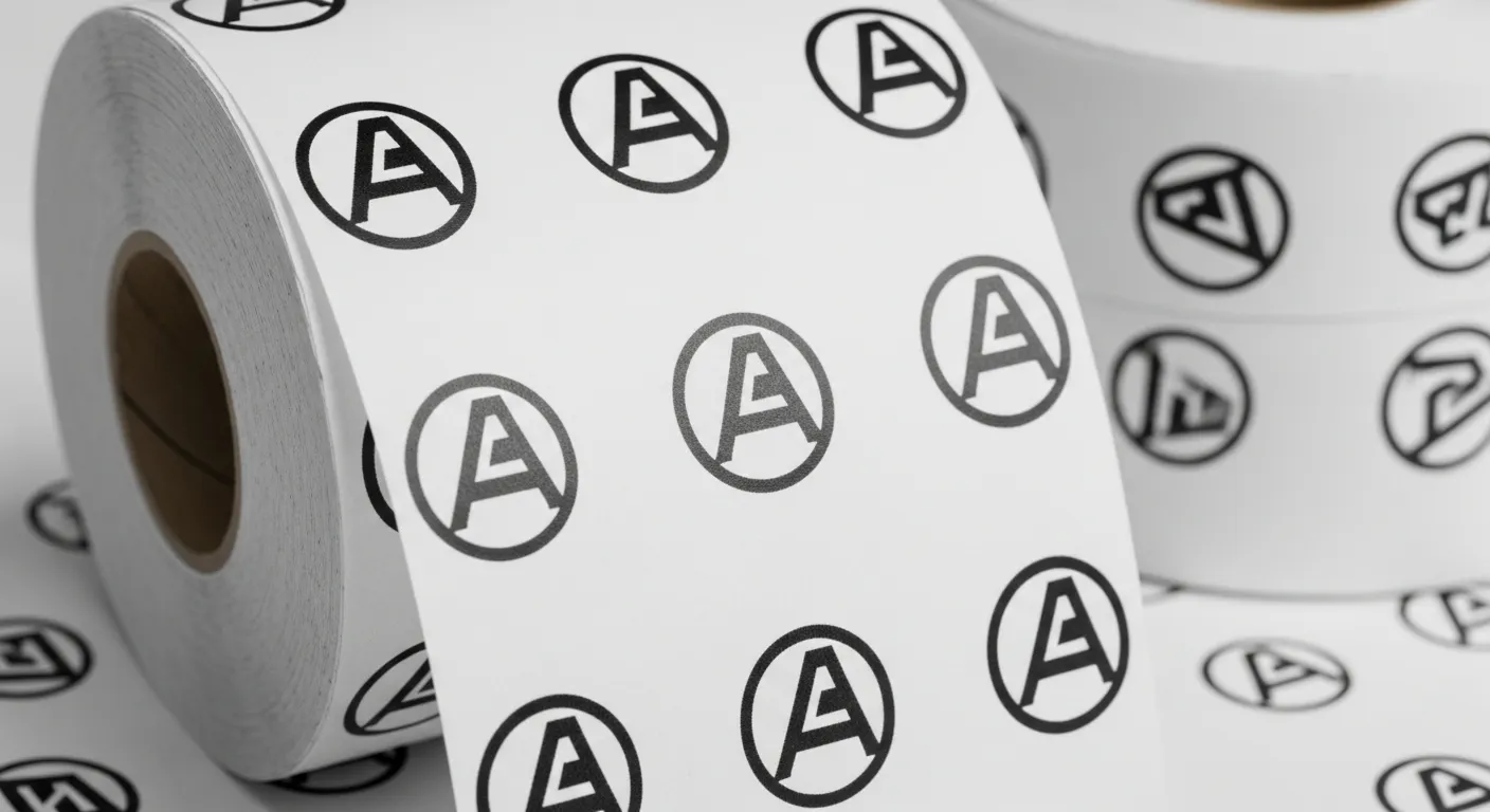 logo gedrukte thermische rol