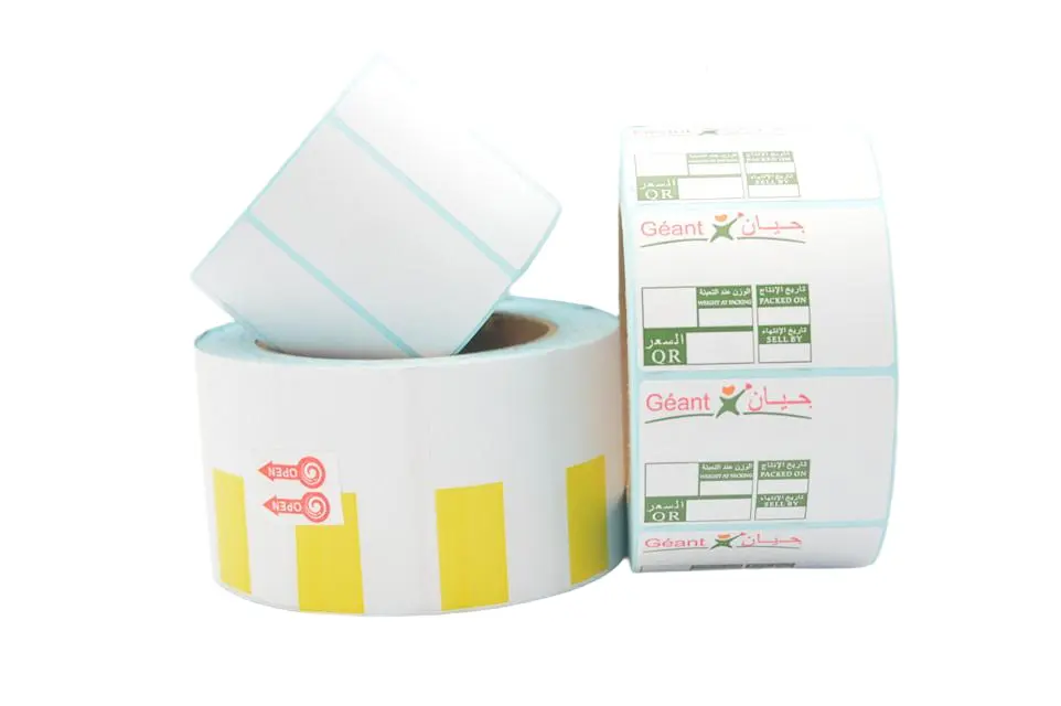 Op maat gemaakte bedrukte thermische labels