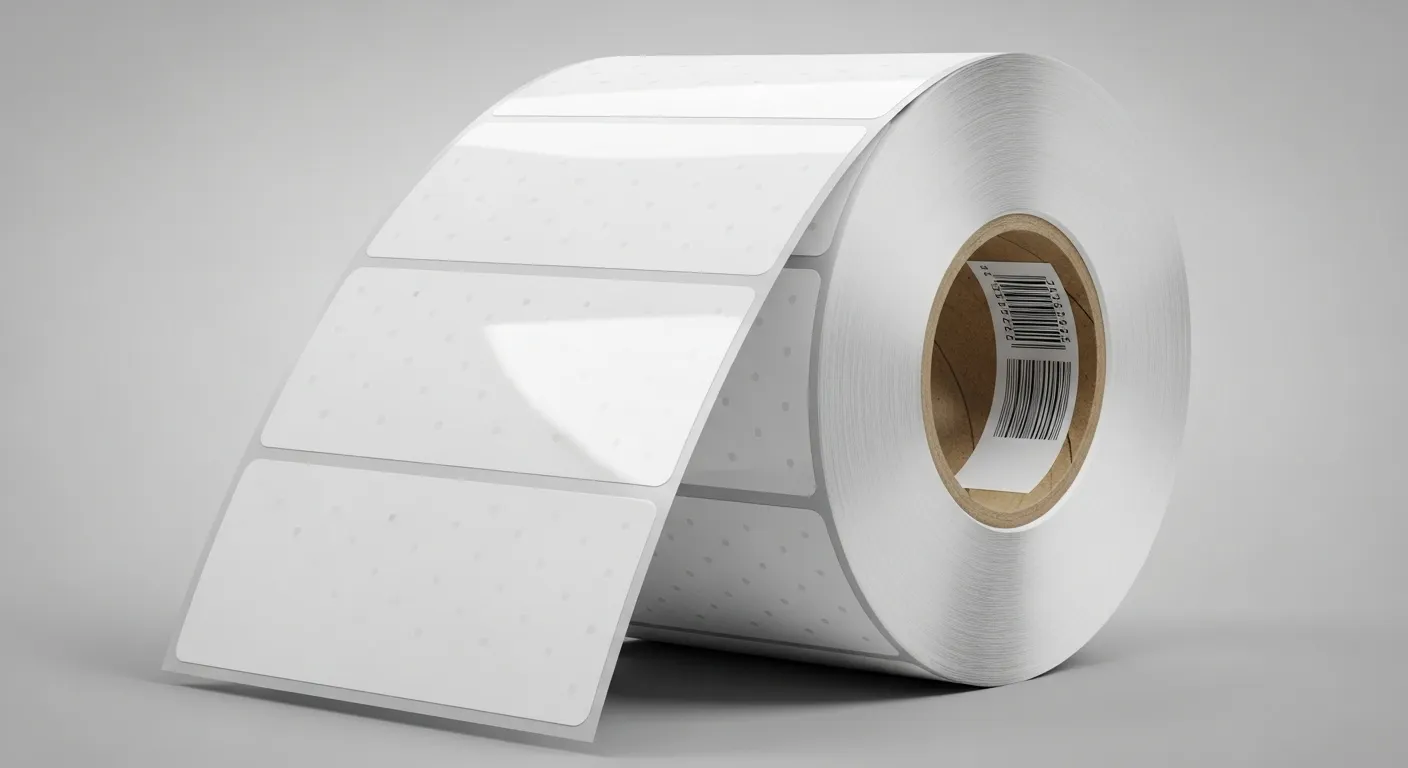 semi-TOP gecoate etiket