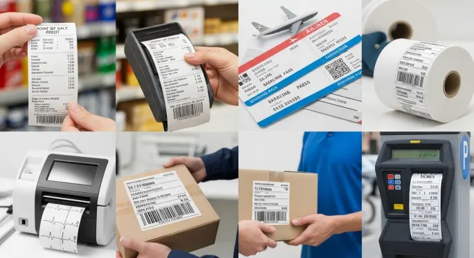 Gedrukte thermische papierrol